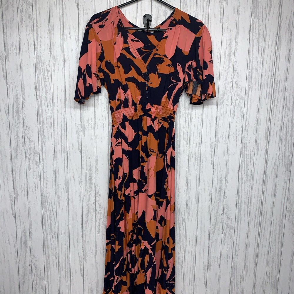 Womens Size XS Abel The Label Floral Dress EUC